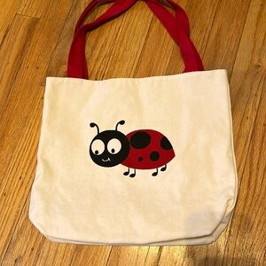 Ladybug tote bag